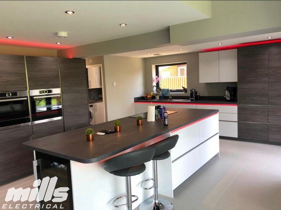 James Mills Electrical - Coloured Lighting Installation - Whitstable Kent